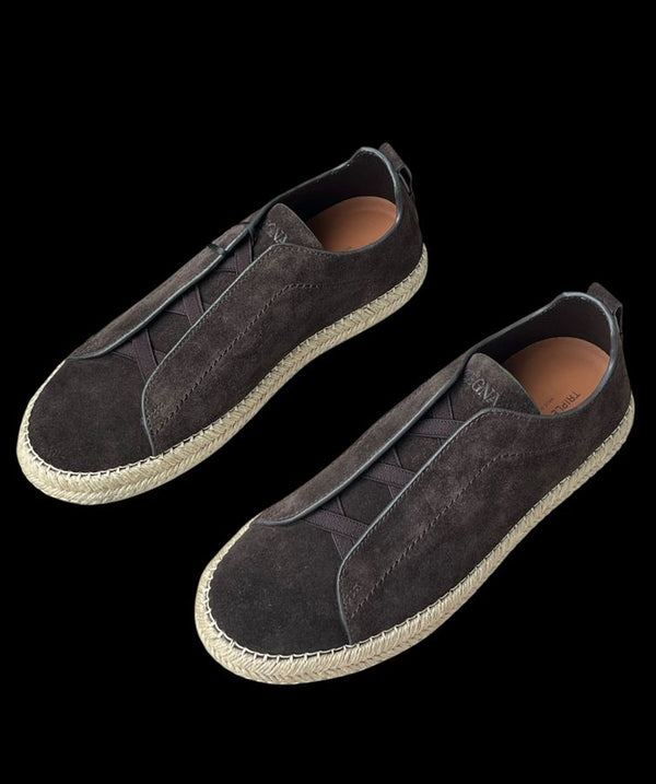 Zegna Alpargata – Marrón Oscuro